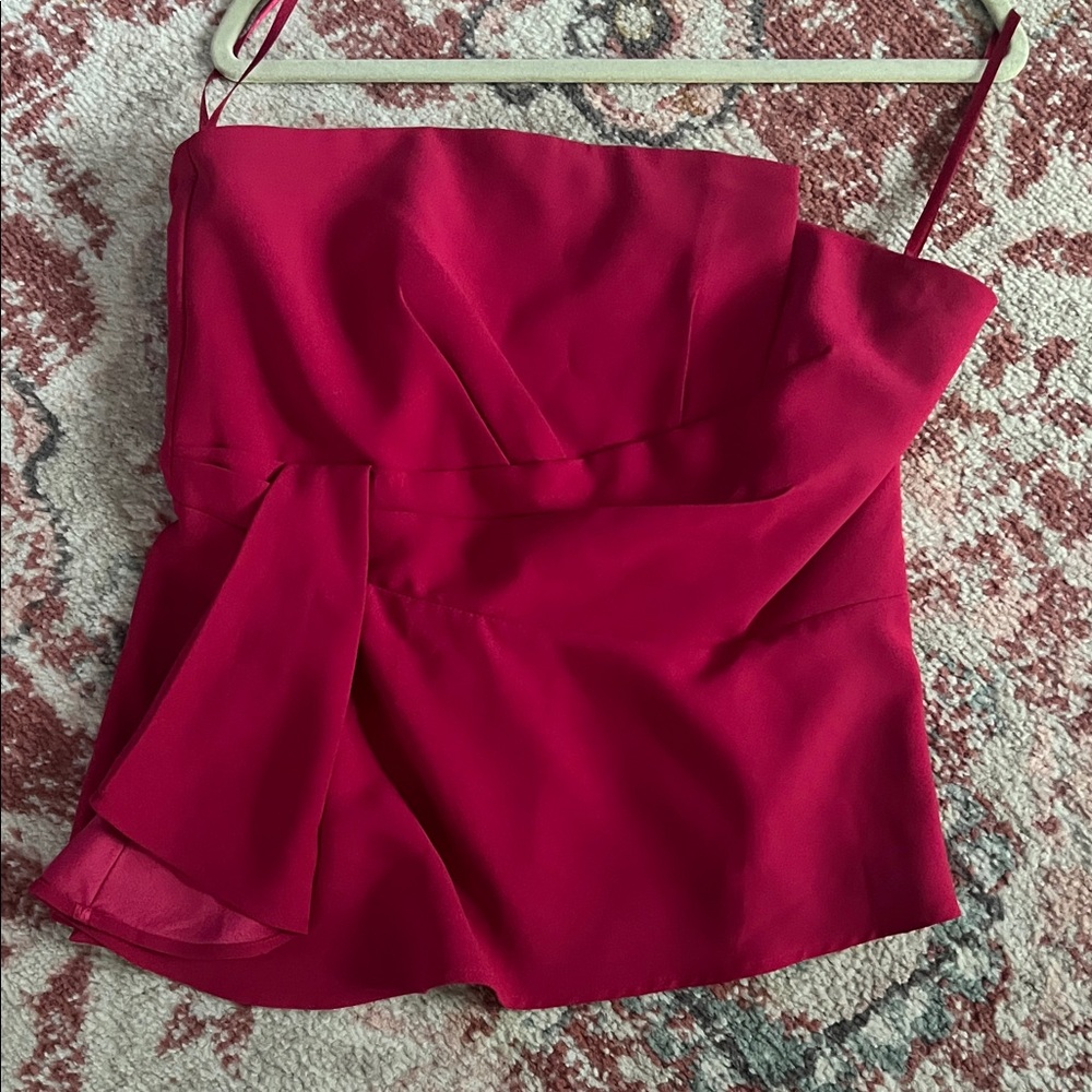 White House Black Market Red Tank Top
